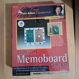 Tim Allen Chalk/Cork Memo Board Craft Kit